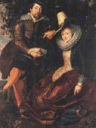Peter Paul Rubens, Selbstbildnis mit Isabella Brant in der Geibblattlaube (mk05)